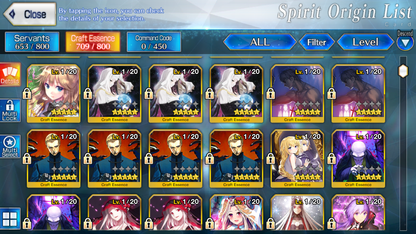 [NA] FGO double NP5 Britomart NP5 Tam Lin Lancelot Melusine Fate Grand Order endgame account (see options)-Mobile Games Starter