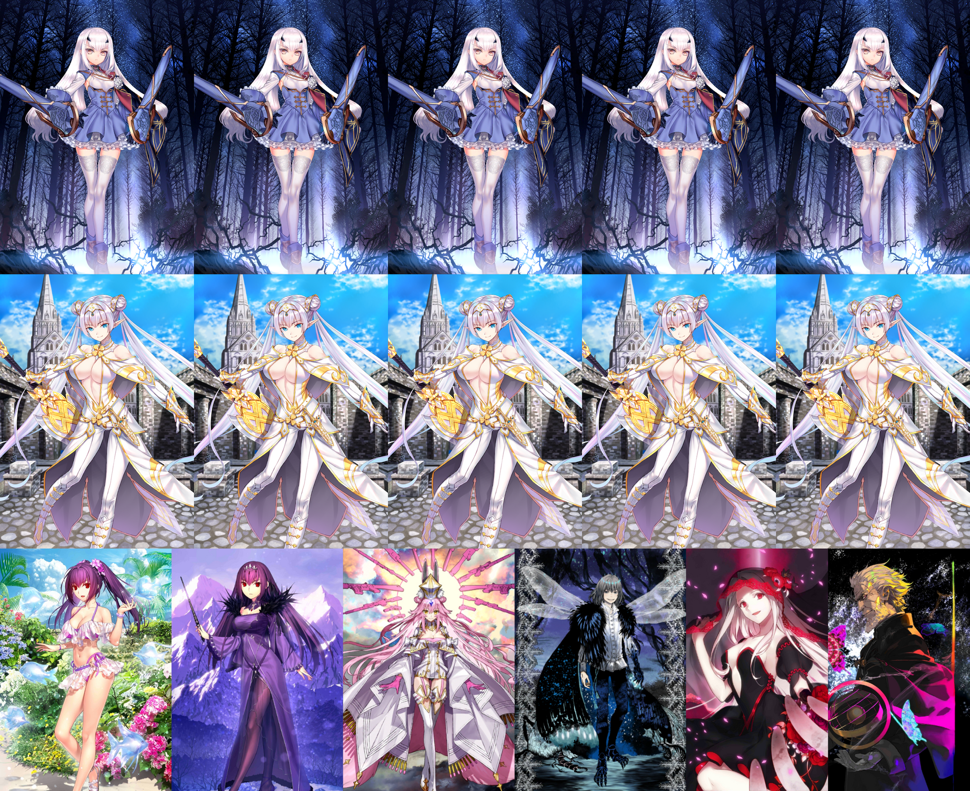 [NA] FGO double NP5 Britomart NP5 Tam Lin Lancelot Melusine + Koyanskaya Oberon double Skadi ruler BG + 400-500SQ Fate Grand Order endgame account-Mobile Games Starter