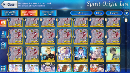[NA] FGO double NP5 Ciel NP5 Morgan + Lancelot Altria Caster Koyanskaya Oberon 5Xufu 5Dobrynya + 800-1000SQ Fate Grand Order starter account-Mobile Games Starter