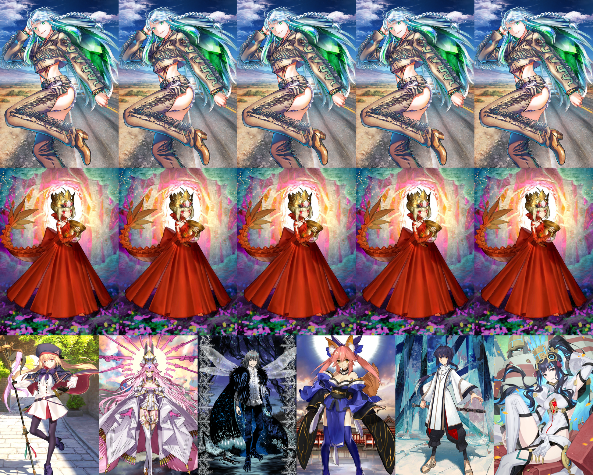 [NA] FGO double NP5 Draco NP5 Kukulcan + Takeru Altria Caster Koyanskaya Oberon Tamamo Fate Grand Order starter account-Mobile Games Starter