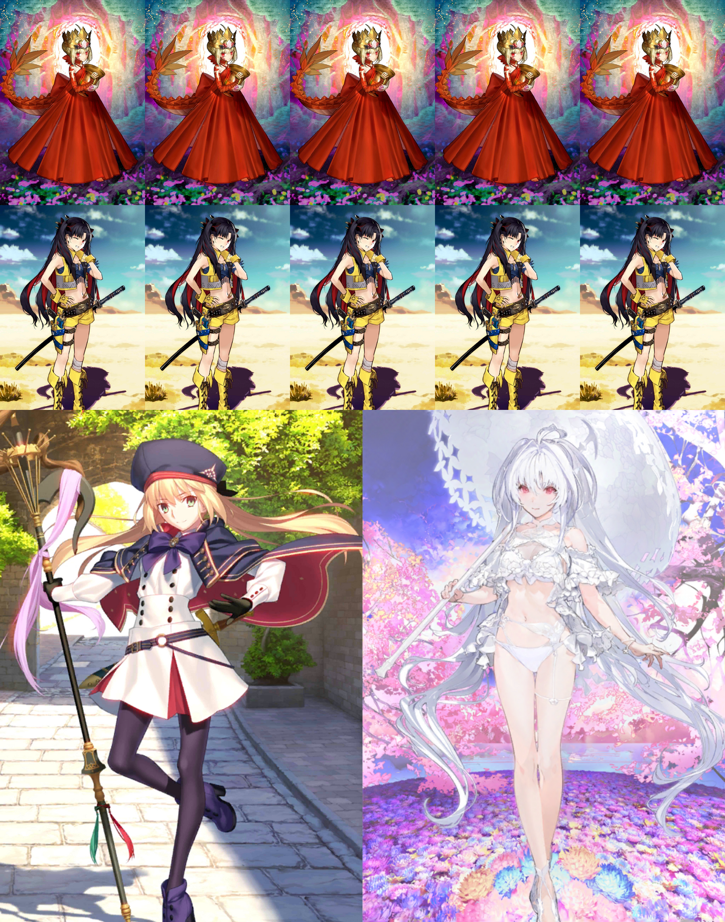 [NA] FGO double NP5 Draco NP5 Space Ishtar + Altria Caster Lady Avalon + 400-600SQ Fate Grand Order endgame account-Mobile Games Starter