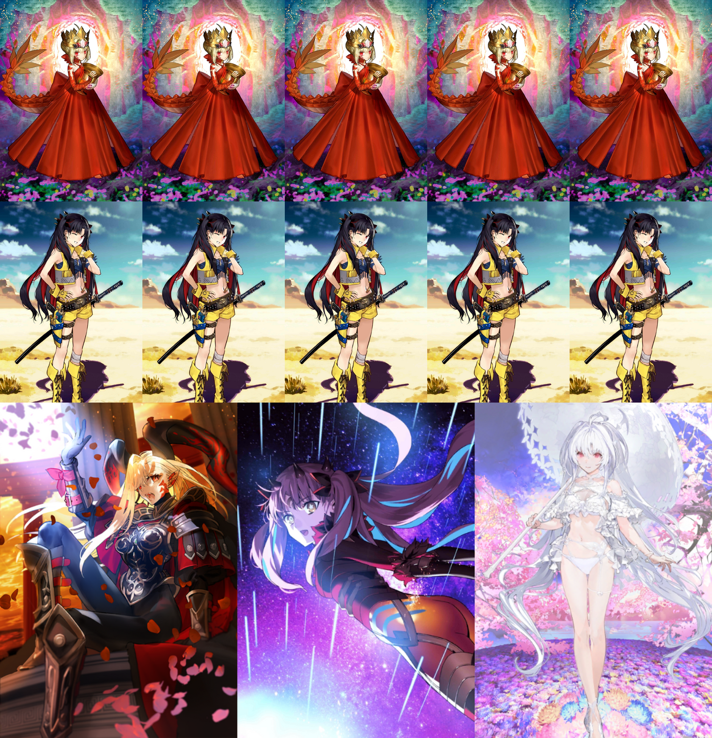 [NA] FGO double NP5 Draco NP5 Space Ishtar + Lady Avalon + 400-600SQ Fate Grand Order endgame LB6 account-Mobile Games Starter