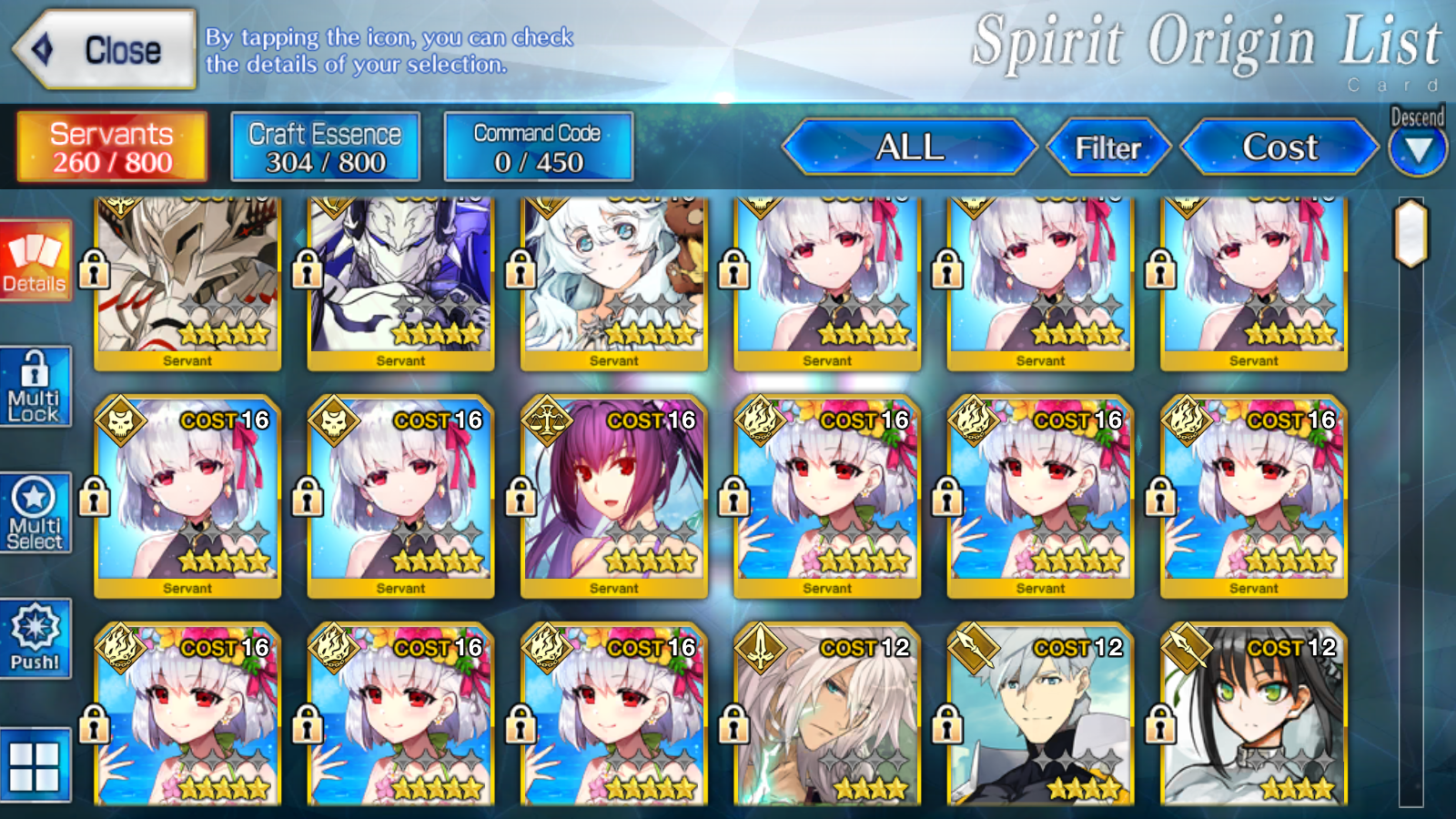 [NA] FGO double NP5 Kama NP5 Avenger + Skadi(ruler) + 1600SQ Fate Grand Order endgame account-Mobile Games Starter