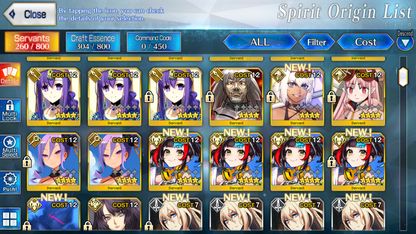 [NA] FGO double NP5 Kama NP5 Avenger + Skadi(ruler) + 1600SQ Fate Grand Order endgame account-Mobile Games Starter