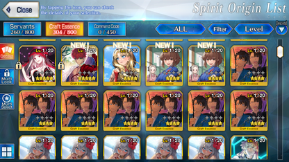 [NA] FGO double NP5 Kama NP5 Avenger + Skadi(ruler) + 1600SQ Fate Grand Order endgame account-Mobile Games Starter