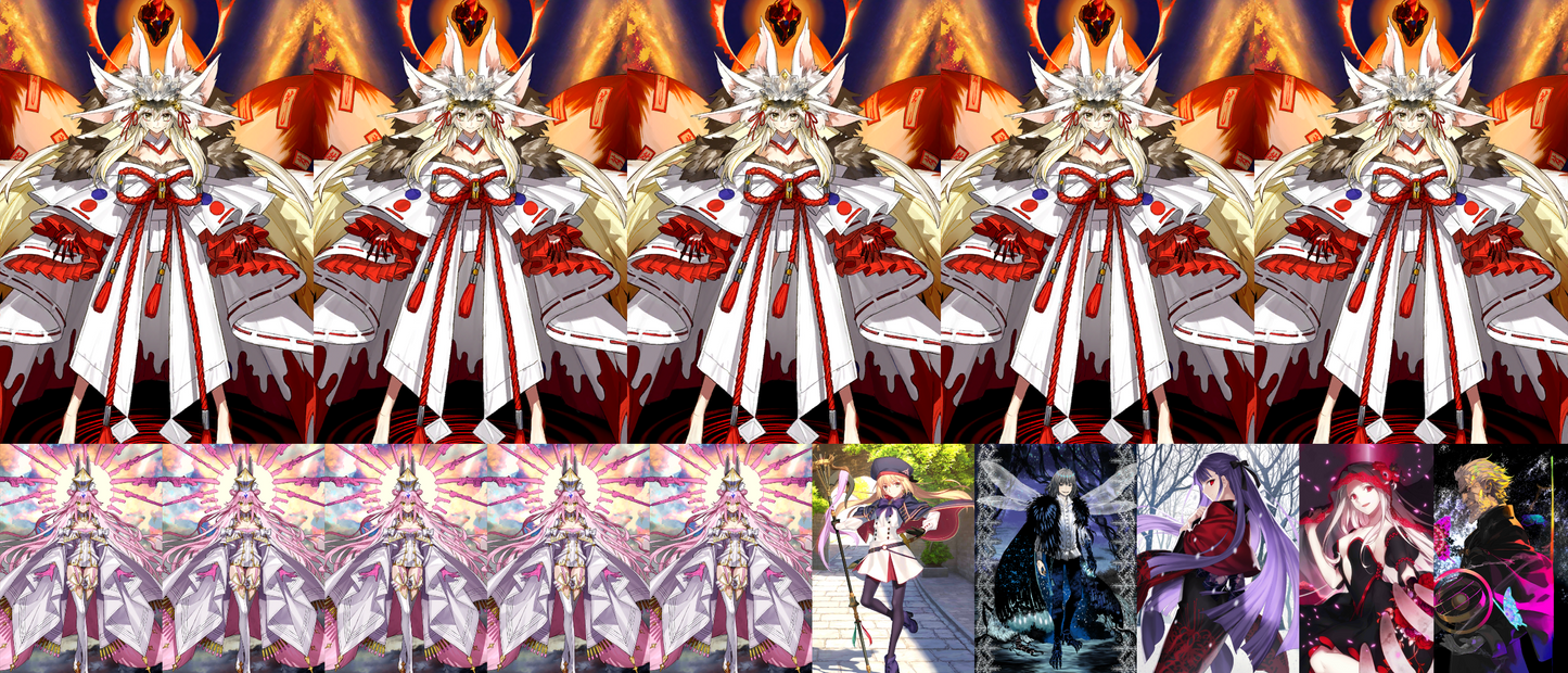 [NA] FGO double NP5 Koyanskaya Dark + NP5 Light + Altria Caster Oberon Fujino BG Kscope + 100-200SQ Fate Grand Order starter account-Mobile Games Starter