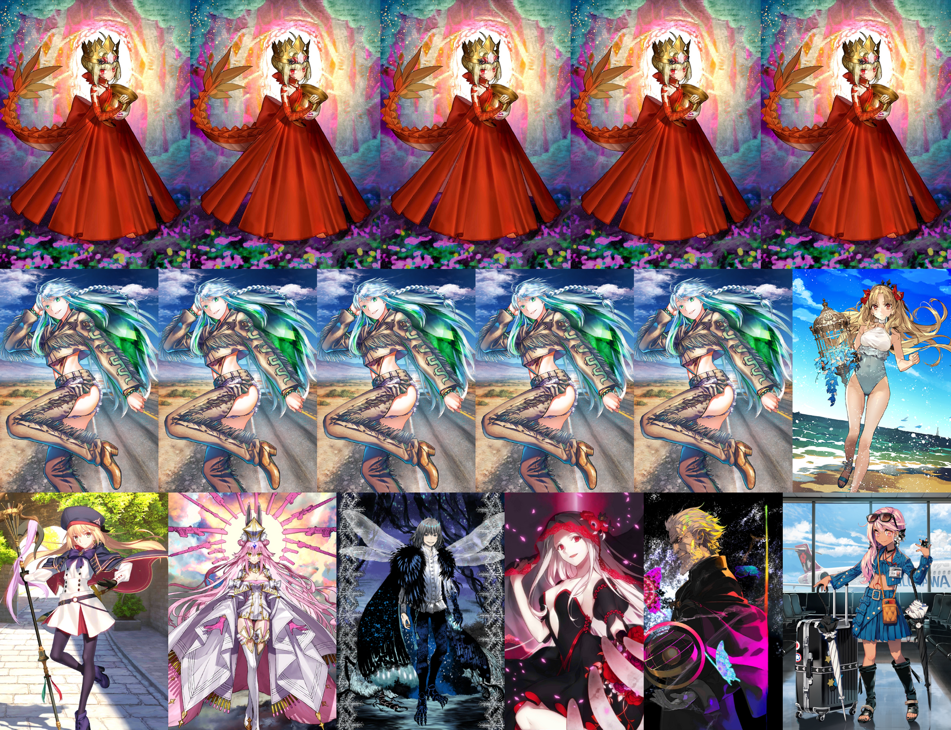 [NA] FGO double NP5 Kukulcan + NP5 Draco + Space Ereshkigal Altria Caster Koyanskaya Oberon + 4~5x5* + 3 Black Grail Kscope Fate Grand Order endgame account-Mobile Games Starter
