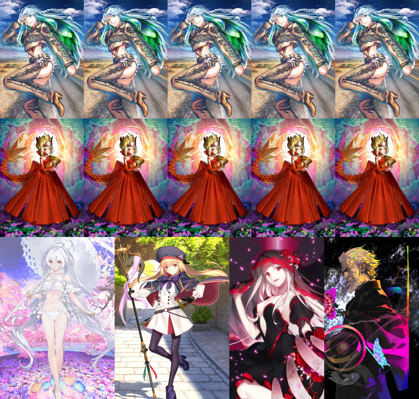 [NA] FGO double NP5 Kukulkan + NP5 Draco + Altria Caster Lady Avalon 5Tlaloc + BG kscope Fate Grand Order starter account (see options)-Mobile Games Starter