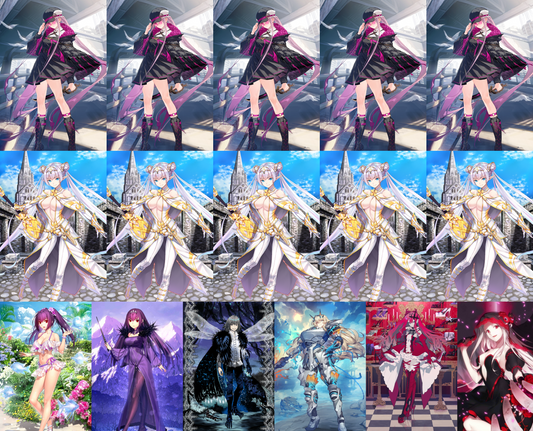 [NA] FGO double NP5 Medusa + NP5 Britomart + double Skadi + ruler + Oberon + 5Gawain 5Tristan + 2~3x5* + 200-400SQ Fate Grand Order endgame account-Mobile Games Starter