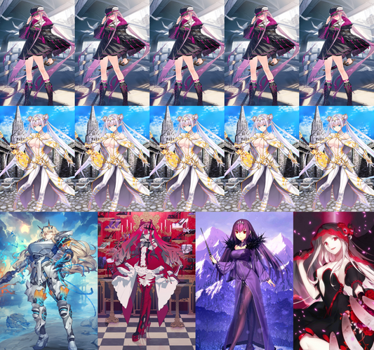 [NA] FGO double NP5 Medusa + NP5 Britomart + Skadi 5Gawain 5Tristan+ 200-400SQ + 2~3x5* Fate Grand Order endgame account-Mobile Games Starter