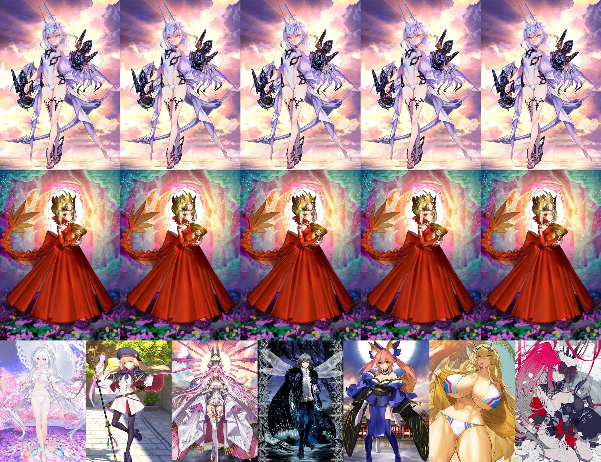 [NA] FGO double NP5 Melusine ruler NP5 Draco + Lady Avalon Altria Caster Koyanskaya Oberon Fate Grand Order endgame account-Mobile Games Starter