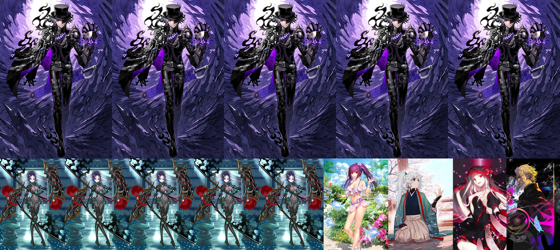 [NA] FGO double NP5 Monte Cristo + NP5 Ushi Gozen + Skadi + BG Fate Grand Order starter account-Mobile Games Starter