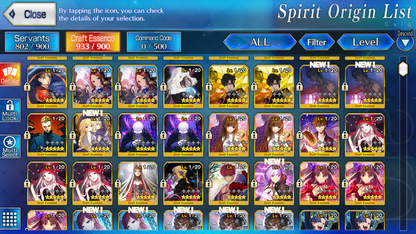 [NA] FGO double NP5 Morgan NP5 Tam Lin Lancelot Melusine + Altria Caster Koyanskaya Oberon + 3BG + 400SQ + 4x5* Fate Grand Order starter account-Mobile Games Starter