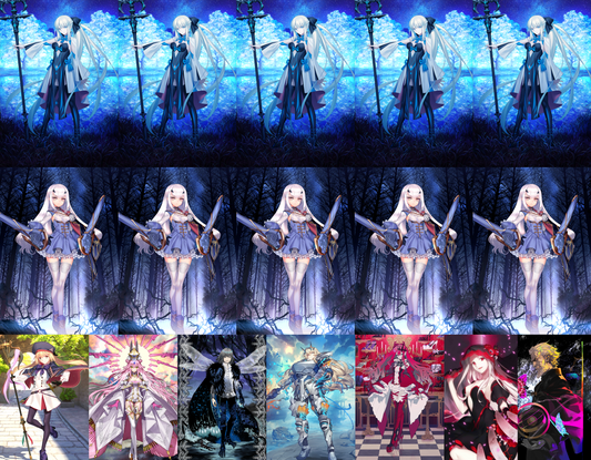 [NA] FGO double NP5 Morgan + NP5 Tam Lin Lancelot Melusine + Altria Caster Koyanskaya Oberon BG Kscope + 1300-1500SQ Fate Grand Order starter account-Mobile Games Starter