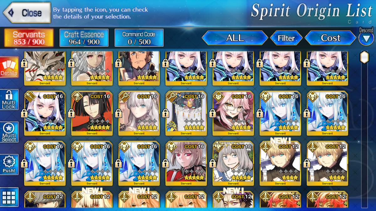 [NA] FGO double NP5 Morgan NP5 Tam Lin Lancelot Melusine + Koyanskaya Oberon + 5 Kscope BG + 200SQ + 7x5* Fate Grand Order starter account-Mobile Games Starter