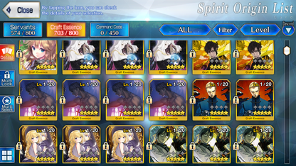 [NA] FGO double NP5 Morgan NP5 Tam Lin Lancelot Melusine + Lady Avalon Skadi Altria Caster Koyanskaya Oberon Chloe 2BG Fate Grand Order endgame account-Mobile Games Starter