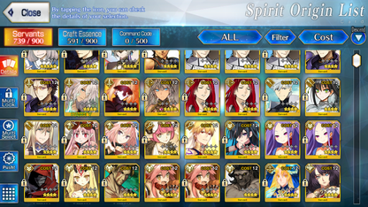 [NA] FGO double NP5 Morgan NP7 Aesc the Savior + Altria Caster Koyanskaya BG Kscope Fate Grand Order endgame account-Mobile Games Starter