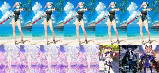 [NA] FGO double NP5 Musashi berserker NP5 Lady Avalon + Altria Caster Oberon Tamamo Fate Grand Order starter account-Mobile Games Starter