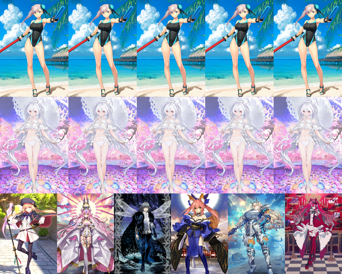 [NA] FGO double NP5 Musashi berserker NP5 Lady Avalon + Altria Caster Oberon Tamamo Fate Grand Order starter account-Mobile Games Starter