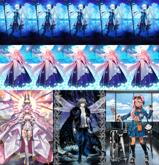 [NA] FGO double NP5 NP9 Arcueid NP5 Morgan + Koyanskaya Oberon + 0-1000SQ Fate Grand Order LB6 endgame account (see options)-Mobile Games Starter