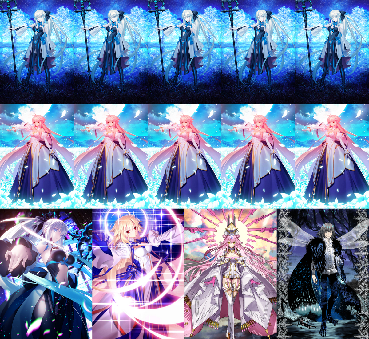 [NA] FGO double NP5 NP9 Arcueid NP5 Morgan + Koyanskaya Oberon + 0-1000SQ Fate Grand Order LB6 endgame account (see options)-Mobile Games Starter
