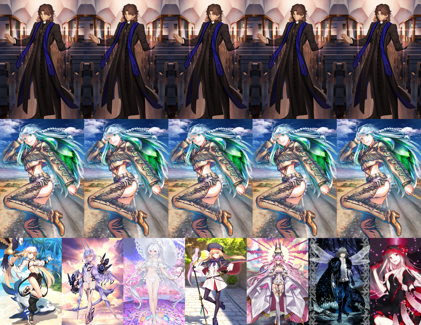 [NA] FGO double NP5 Rasputin NP5 Kukulcan + Altria Caster Berserker Melusine Lady Avalon Altria Caster Koyanskaya Oberon 4BG Fate Grand Order endgame account-Mobile Games Starter