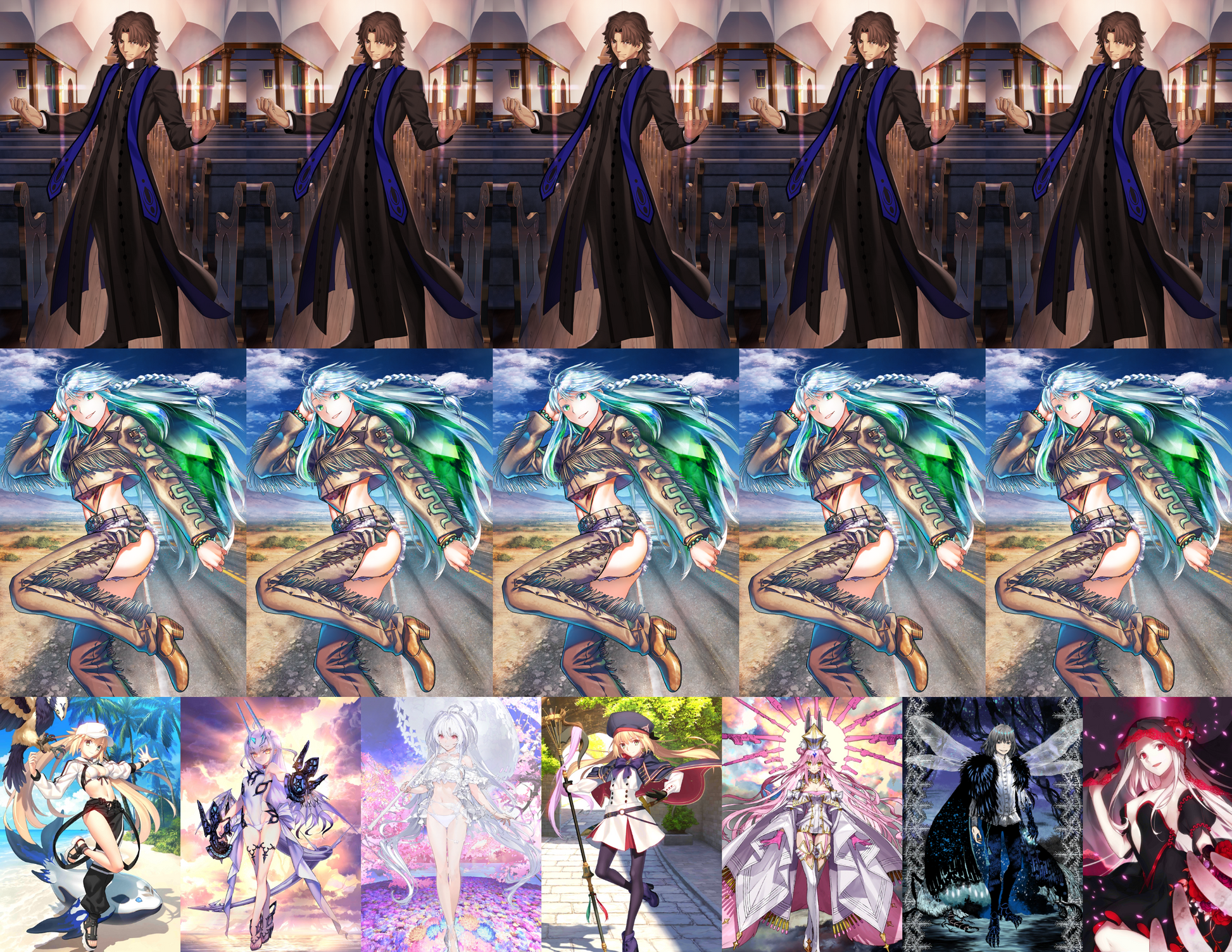 [NA] FGO double NP5 Rasputin NP5 Kukulcan + Altria Caster Berserker Melusine Lady Avalon Altria Caster Koyanskaya Oberon 4BG Fate Grand Order endgame account-Mobile Games Starter