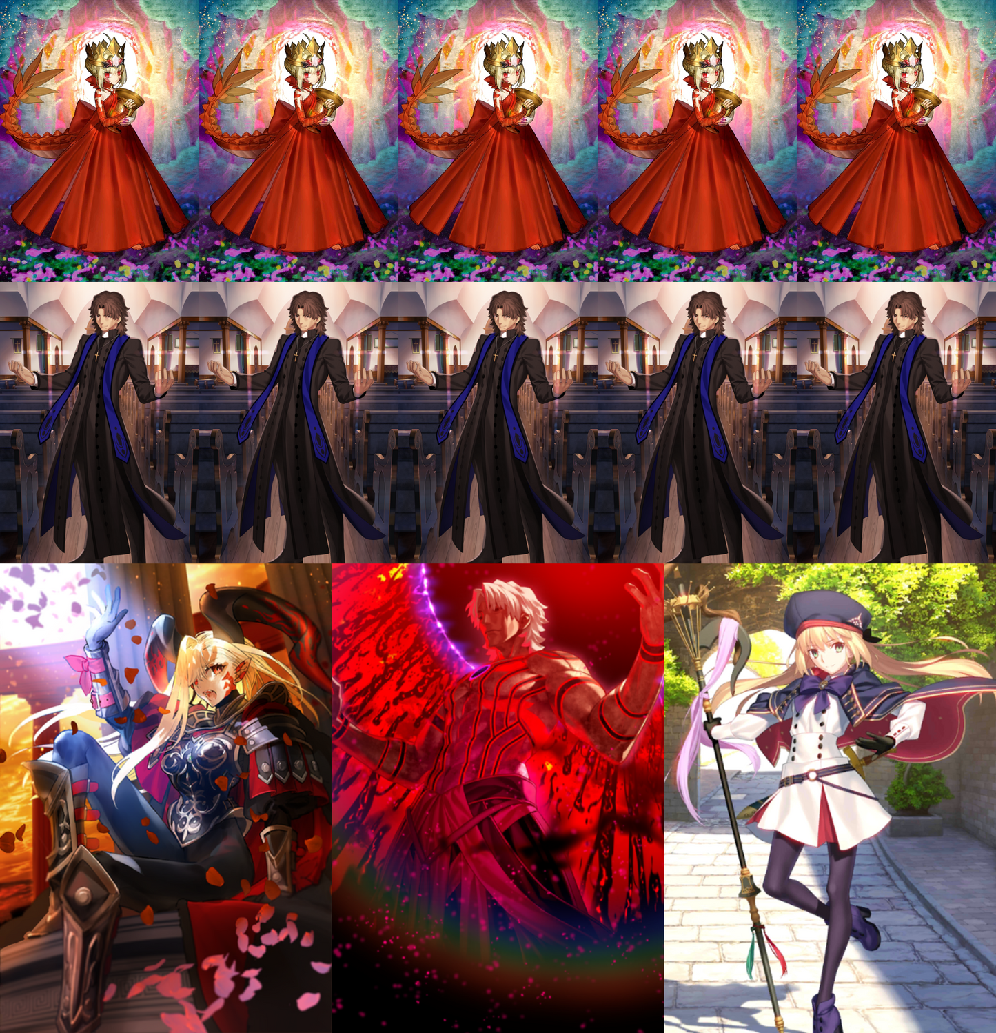 [NA] FGO double NP5 Sodom's Beast Draco NP5 Rasputin + Altria Caster + 4~5x5* Fate Grand Order endgame account-Mobile Games Starter