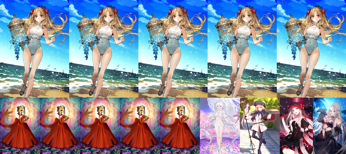 [NA] FGO double NP5 Space Ereshkigal + NP5 Draco + Altria Caster Lady Avalon BG Kscope + 200~600SQ Fate Grand Order starter account (see options)-Mobile Games Starter