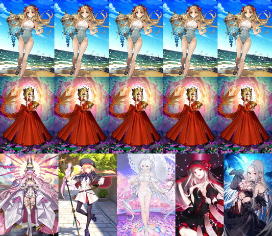 [NA] FGO double NP5 Space Ereshkigal + NP5 Draco + Altria Caster Lady Avalon Koyanskaya BG Fate Grand Order starter account (see options)-Mobile Games Starter