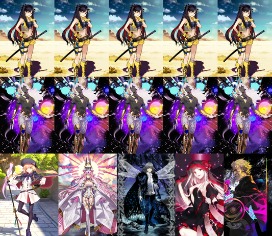 [NA] FGO double NP5 Space Ishtar + NP5 Arjuna alter + Altria Caster Koyanskaya Oberon BG Kscope Fate Grand Order endgame LB6 account (see options)-Mobile Games Starter