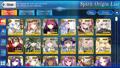 [NA] FGO Jeanne alter Dantes Altria Caster Skadi Koyanskaya Oberon Merlin Fate Grand Order starter account-Mobile Games Starter