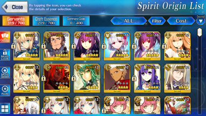 [NA] FGO Kama + double Skadi (caster+ruler) Fate Grand Order starter account-Mobile Games Starter