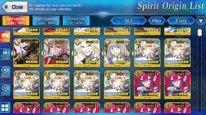 [NA] FGO Morgan + Altria Caster Koyanskaya Oberon 5Gawain 5Tristan Fate Grand Order starter account-Mobile Games Starter