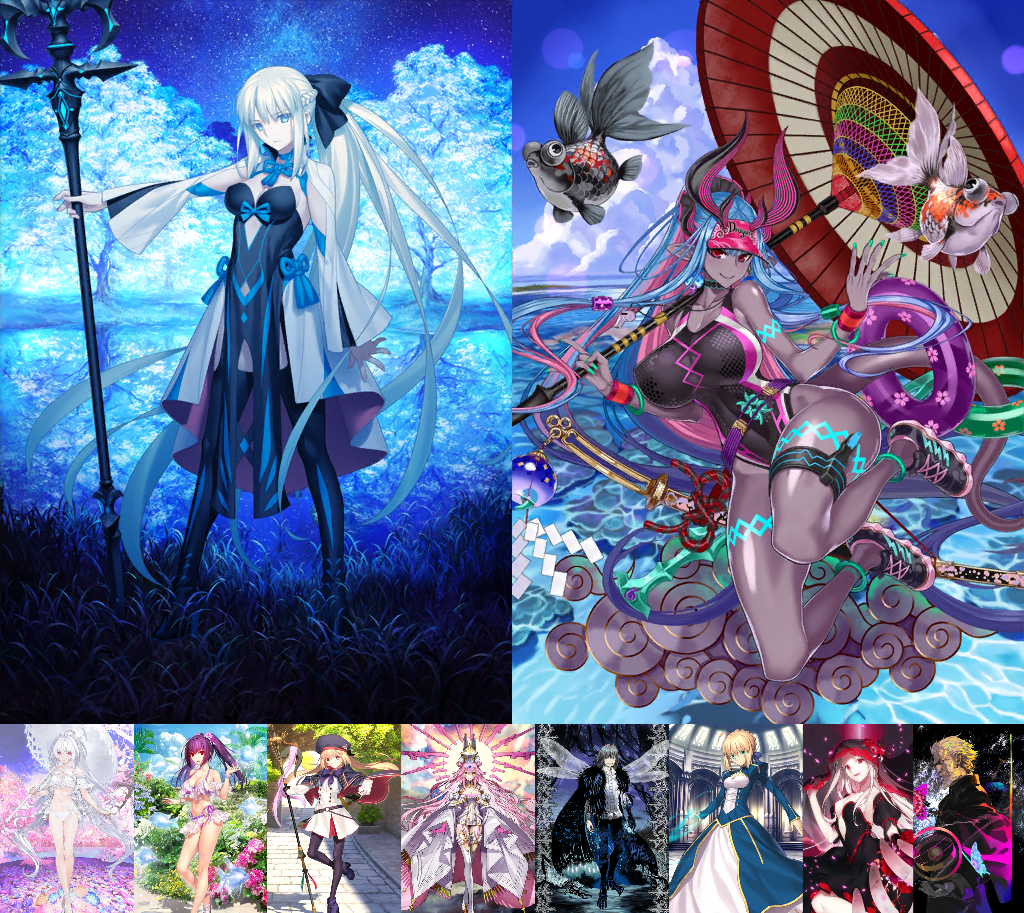 [NA] FGO Morgan Ibuki berserker + 2000SQ + Lady Avalon Skadi Altria Caster Koyanskaya Oberon Fate Grand Order endgame LB6 account-Mobile Games Starter