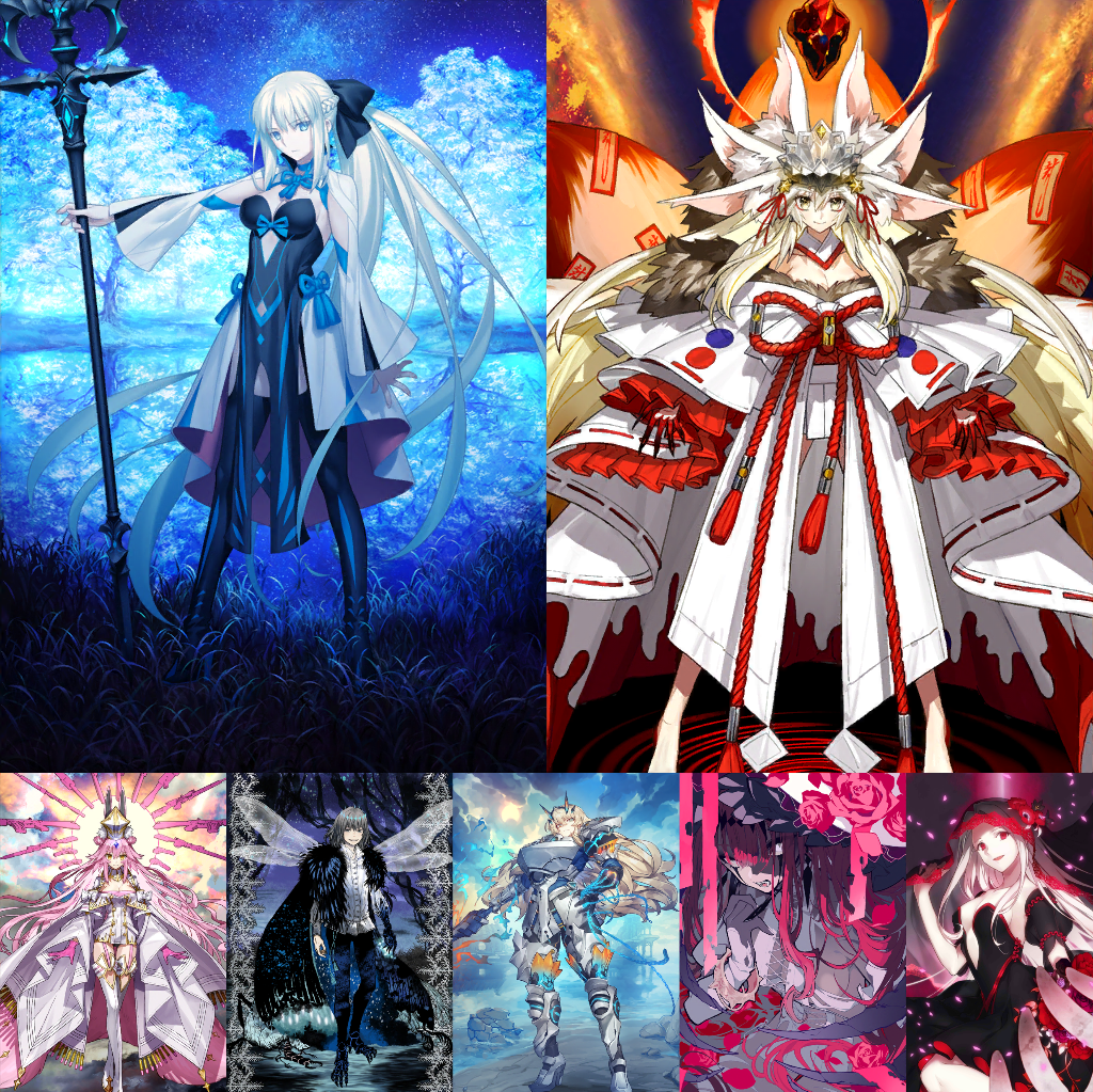 [NA] FGO Morgan Koyanskaya Dark Light Oberon 5Gawain 5Tristan 3BG Fate Grand Order starter account-Mobile Games Starter