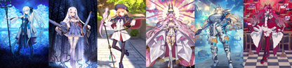 [NA] FGO Morgan Tam Lin Lancelot Melusine + 5Gawain 4Tristan + Koyanskaya Altria Caster BG Kscope + 2-3x5* Fate Grand Order starter account-Mobile Games Starter