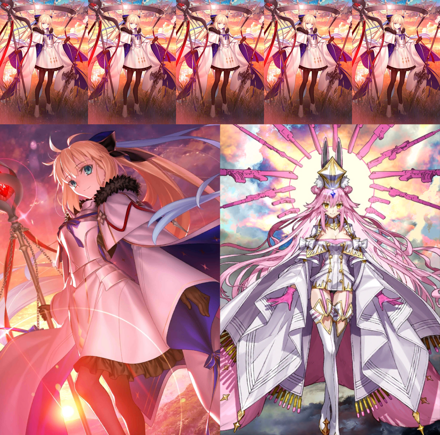 [NA] FGO NP5 Aesc the Savior / Tonelico + Koyanskaya / Oberon + 0-3000SQ Fate Grand Order starter account (see options)-Mobile Games Starter