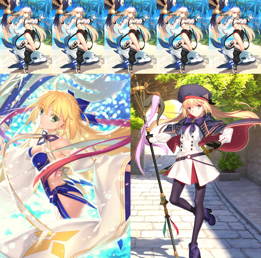 [NA] FGO NP5 Altria Caster (Berserker) + Altria Caster + 0-3000SQ Fate Grand Order starter account (see options)-Mobile Games Starter