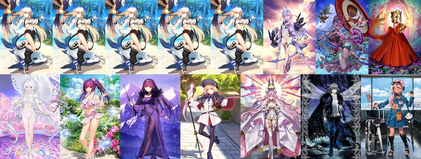 [NA] FGO NP5 Altria Caster Berserker + Draco Melusine Ibuki + Altria Caster Koyanskaya Oberon double Skadi Lady Avalon Chloe Fate Grand Order endgame account-Mobile Games Starter