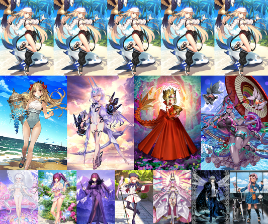 [NA] FGO NP5 Altria Caster Berserker + Space Ereshkigal Draco Melusine Ibuki + Altria Caster Koyanskaya Oberon double Skadi Lady Avalon Chloe Fate Grand Order endgame account-Mobile Games Starter
