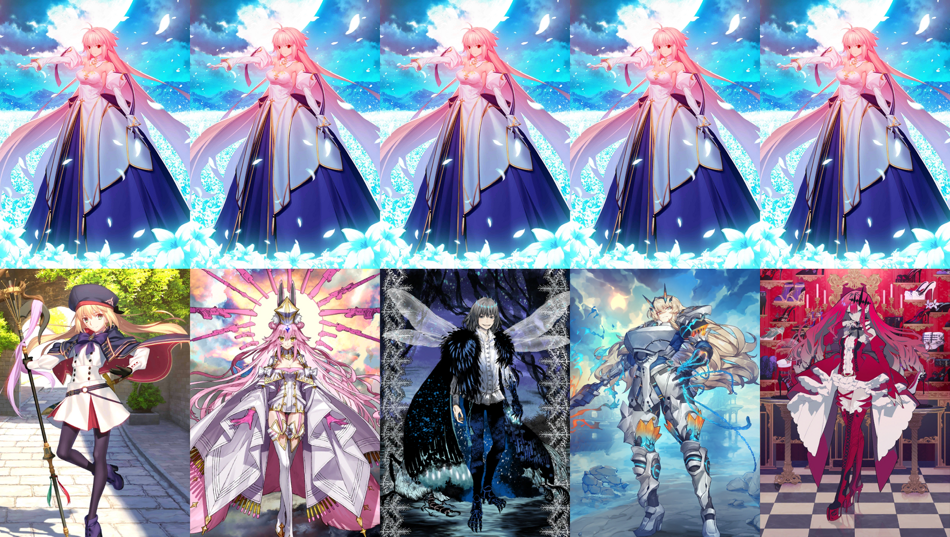 [NA] FGO NP5 Arcueid + Altria Caster Koyanskaya Oberon + 400-500SQ + 3~4x5* Fate Grand Order Archetype: Earth starter account-Mobile Games Starter