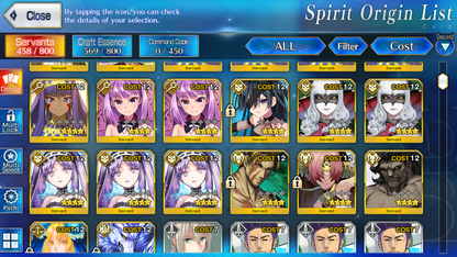 [NA] FGO NP5 Arcueid + Altria Caster Koyanskaya Oberon + Black Grail Fate Grand Order Archetype: Earth starter account-Mobile Games Starter