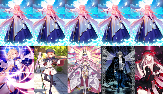 [NA] FGO NP5 Arcueid + Altria Caster Koyanskaya Oberon + Black Grail Fate Grand Order Archetype: Earth starter account-Mobile Games Starter