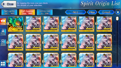 [NA] FGO NP5 Arcueid + Ciel + Koyanskaya Oberon BG + 600-700SQ Fate Grand Order Archetype: Earth starter account-Mobile Games Starter