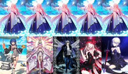[NA] FGO NP5 Arcueid + Ciel + Koyanskaya Oberon BG + 600-700SQ Fate Grand Order Archetype: Earth starter account-Mobile Games Starter