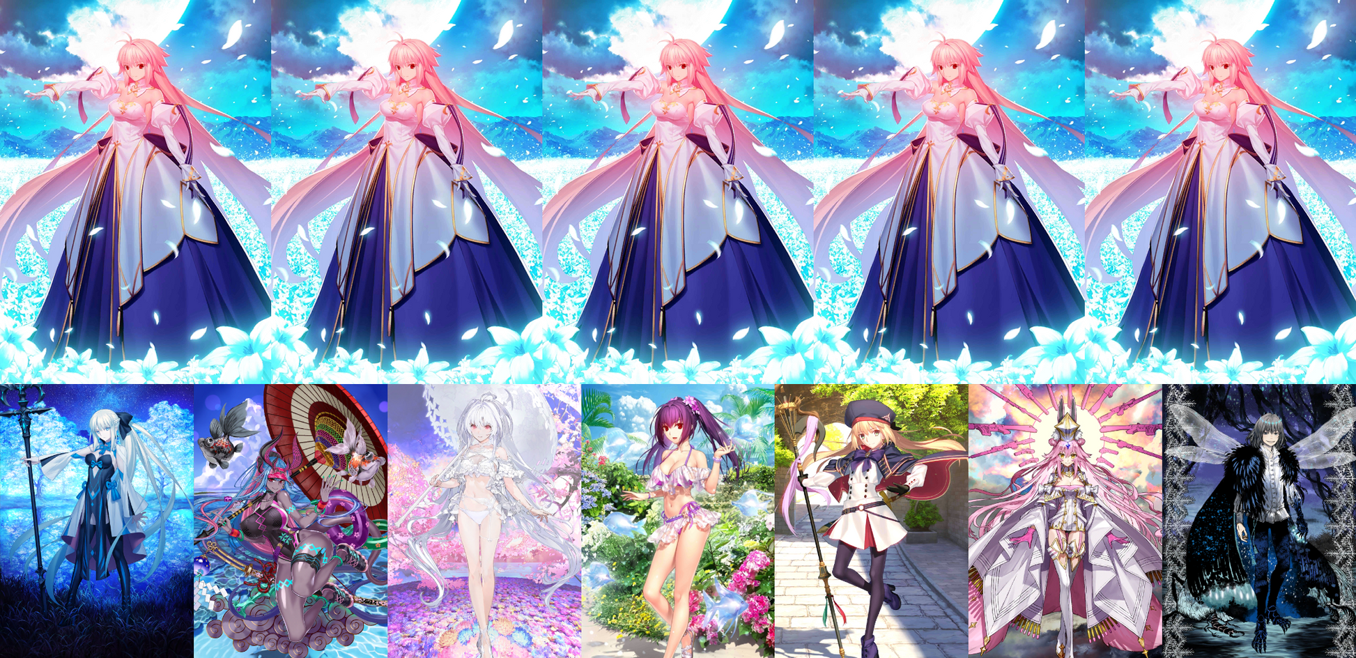 [NA] FGO NP5 Arcueid + Morgan Ibuki Altria Caster Koyanskaya Oberon Lady Avalon Skadi ruler + SQ Fate Grand Order Archetype: Earth NP5 endgame LB6 account-Mobile Games Starter