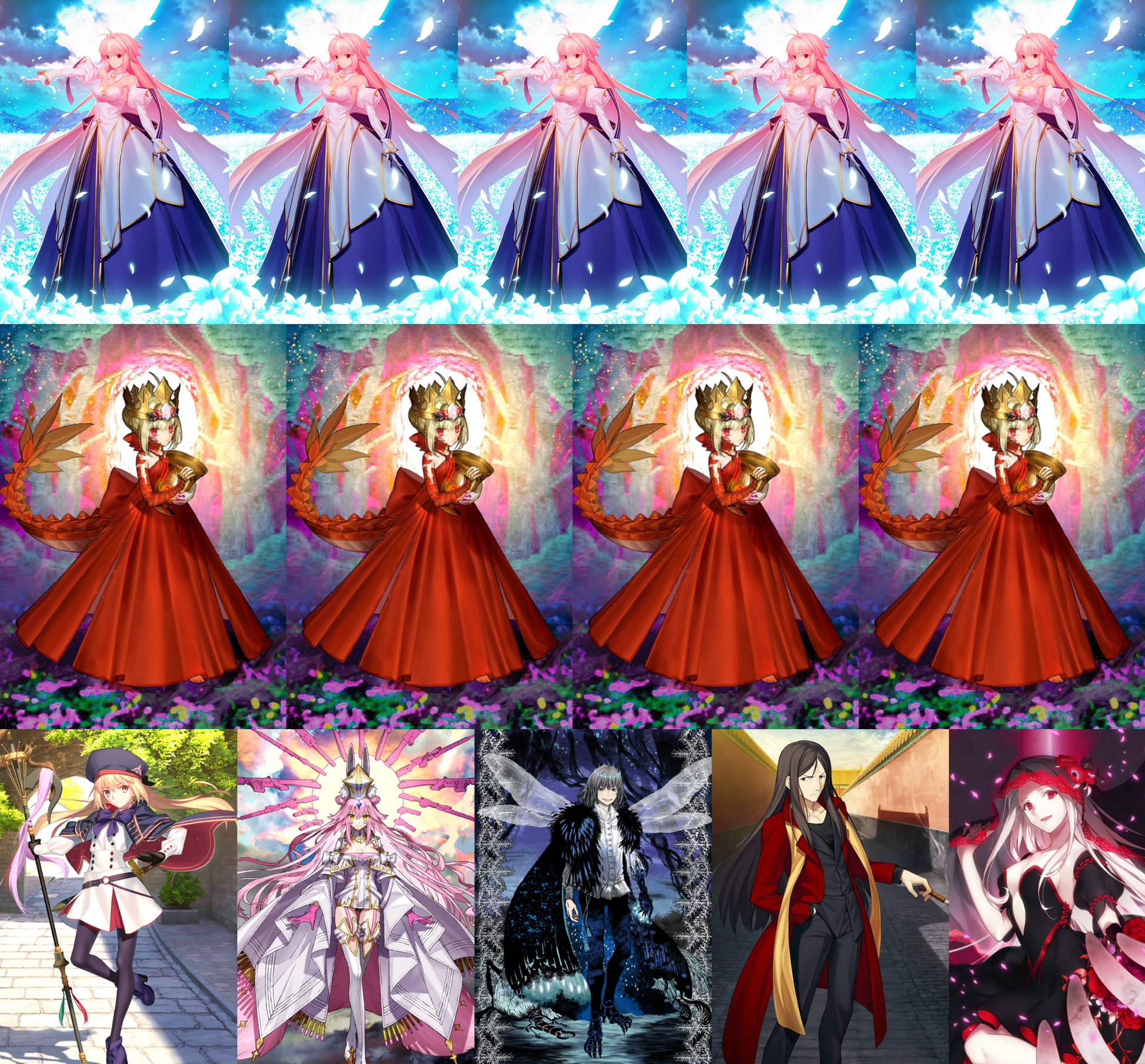 [NA] FGO NP5 Arcueid NP4 Draco + Altria Caster Koyanskaya Oberon Waver BG Fate Grand Order Archetype: Earth endgame LB6 account-Mobile Games Starter