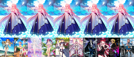 [NA] FGO NP5 Arcueid + Space Ereshkigal Kama Altria Caster Koyanskaya Oberon Lady Avalon Skadi ruler + Chloe Fate Grand Order Archetype: Earth NP5 endgame LB6 account-Mobile Games Starter
