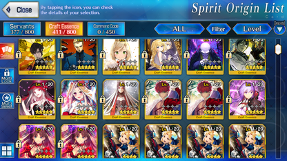 [NA] FGO NP5 Britomart + double Skadi Waver + 5Gawain 5Tristan + 1500SQ + Black Grail Fate Grand Order starter account-Mobile Games Starter